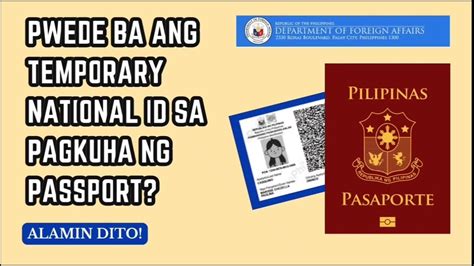 hanggang kailan pwede kunin ang passport|Requirements for First.